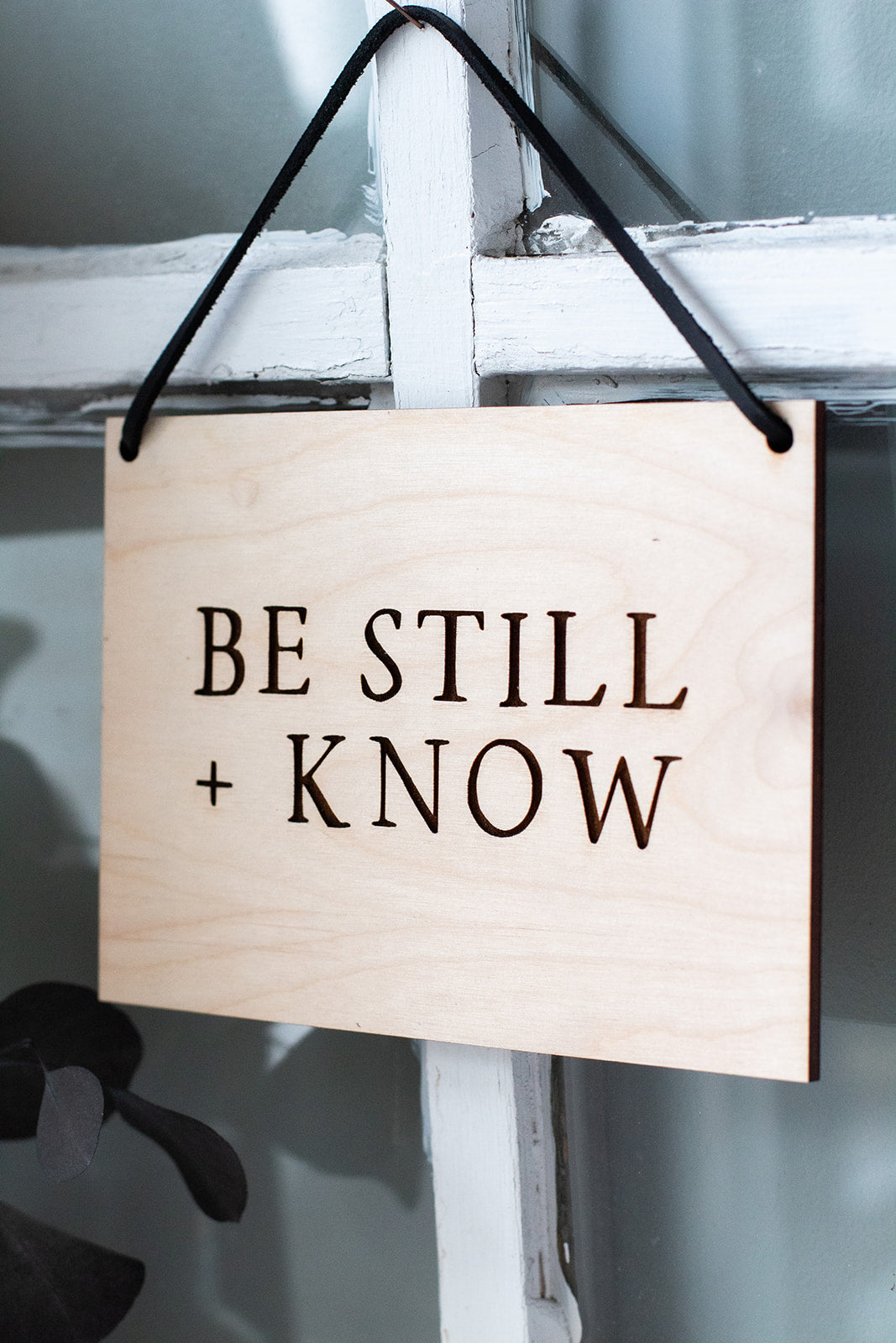Be Still and Know Wood Wall Hanging