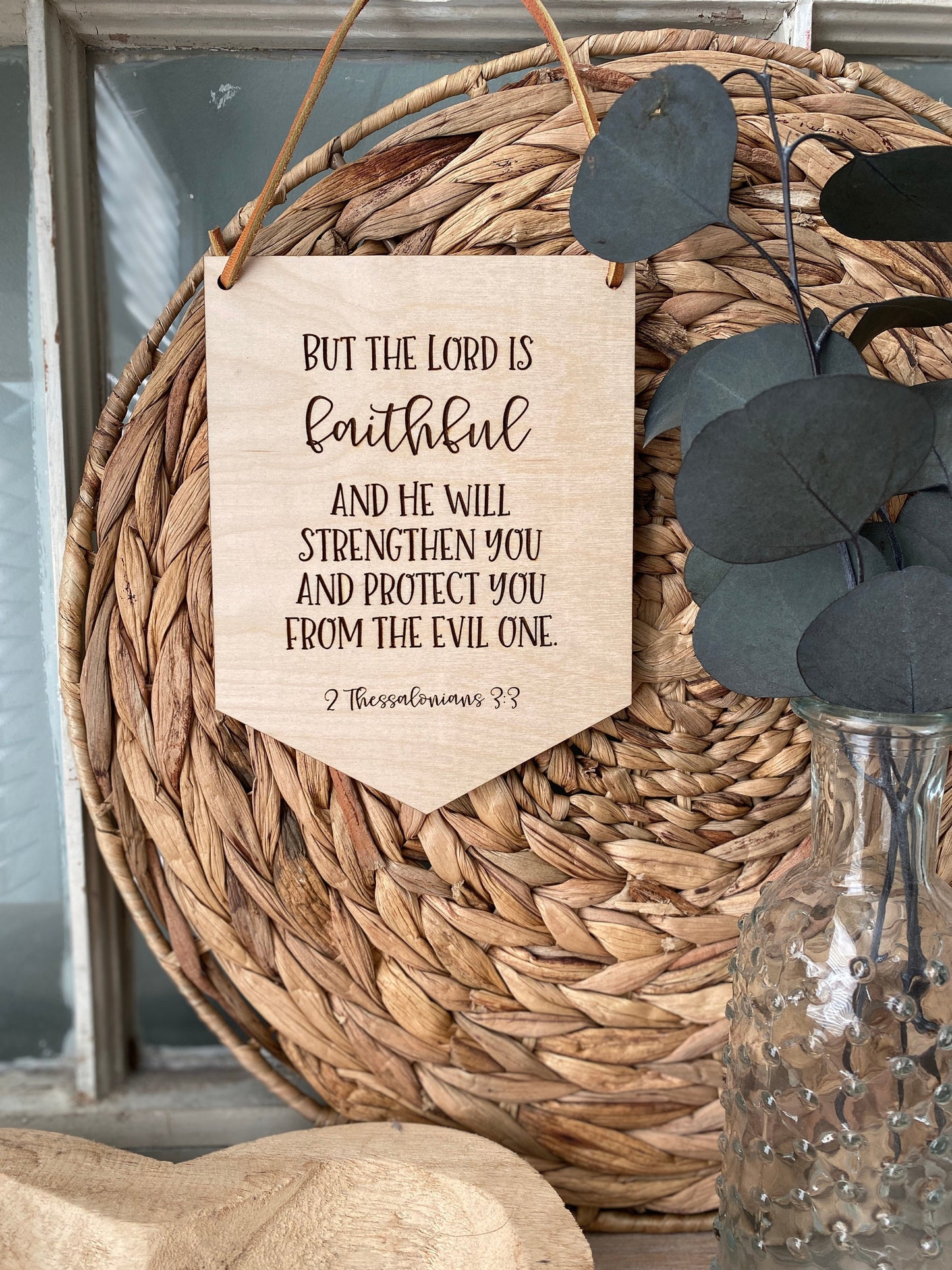 But the Lord is Faithful Wood Wall Hanging