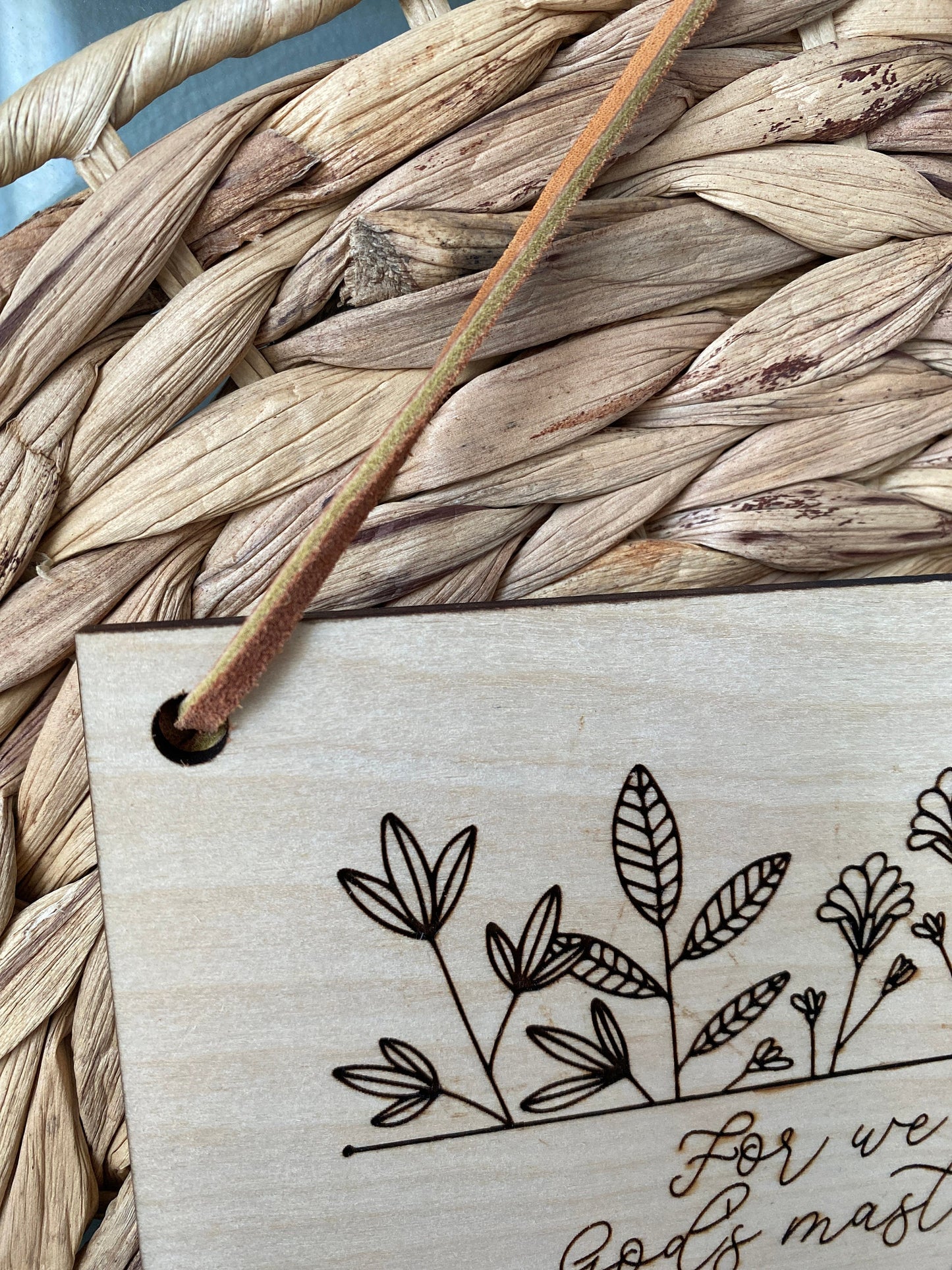 Ephesians 2:10 Wood Wall Hanging