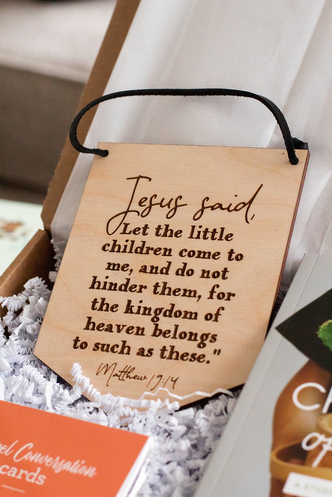 Let the Little Children Come to Me Wood Wall Hanging