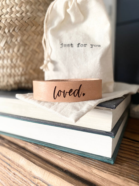 Loved Leather Cuff