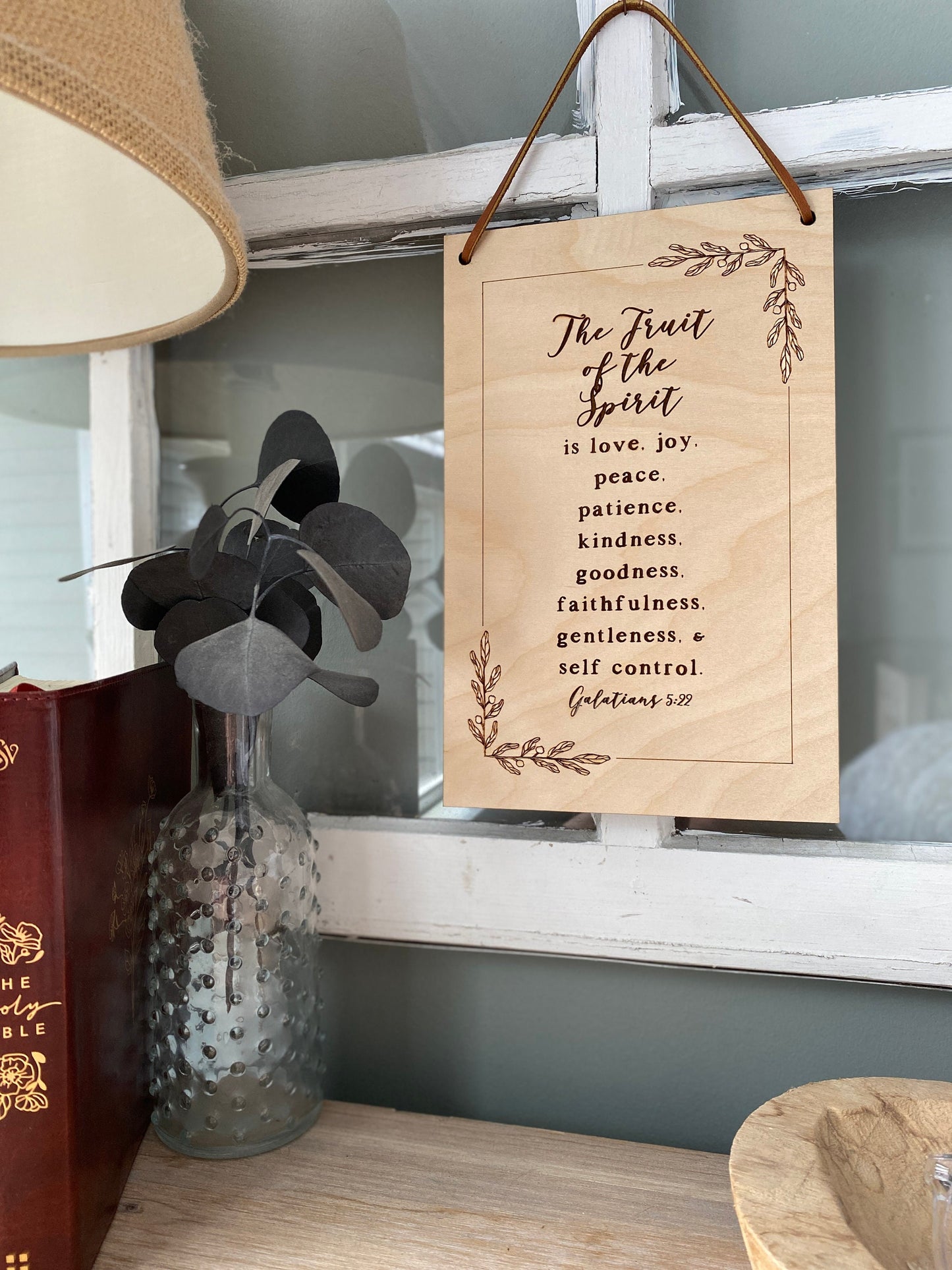 The Fruit of the Spirit Wood Wall Hanging