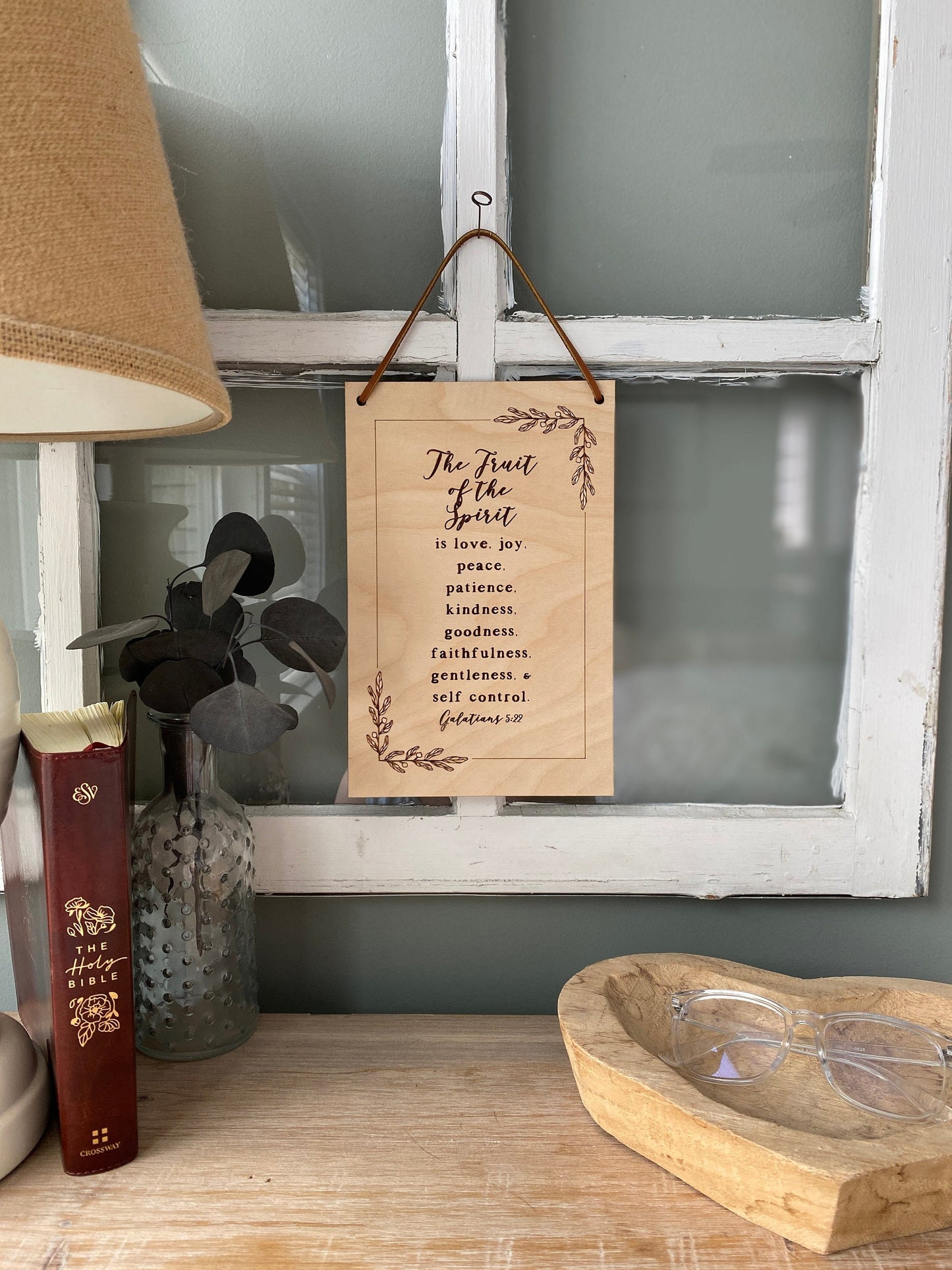 The Fruit of the Spirit Wood Wall Hanging