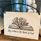 Stay Rooted in the Word of God Wood Wall Hanging