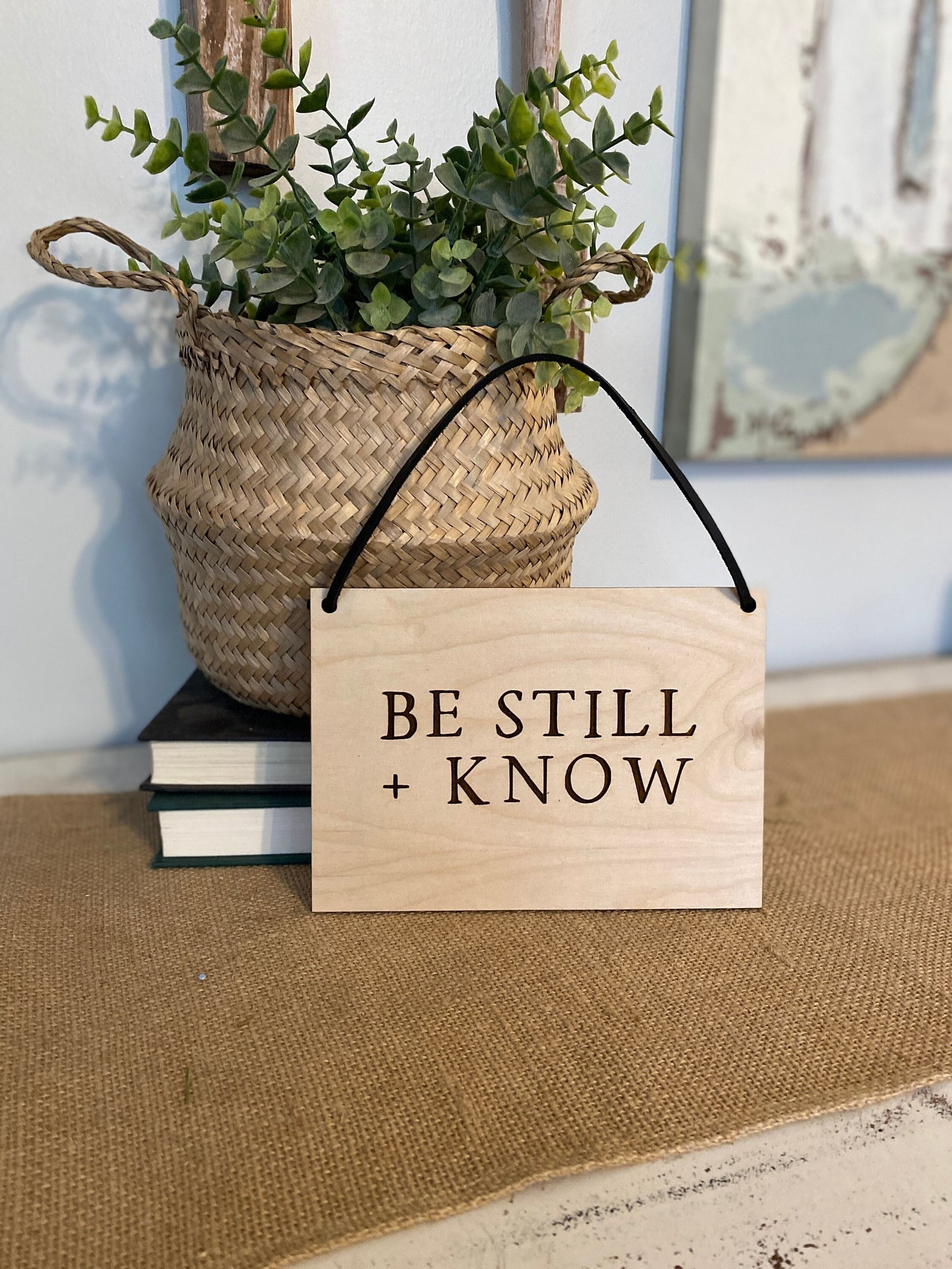 Be Still and Know Wood Wall Hanging